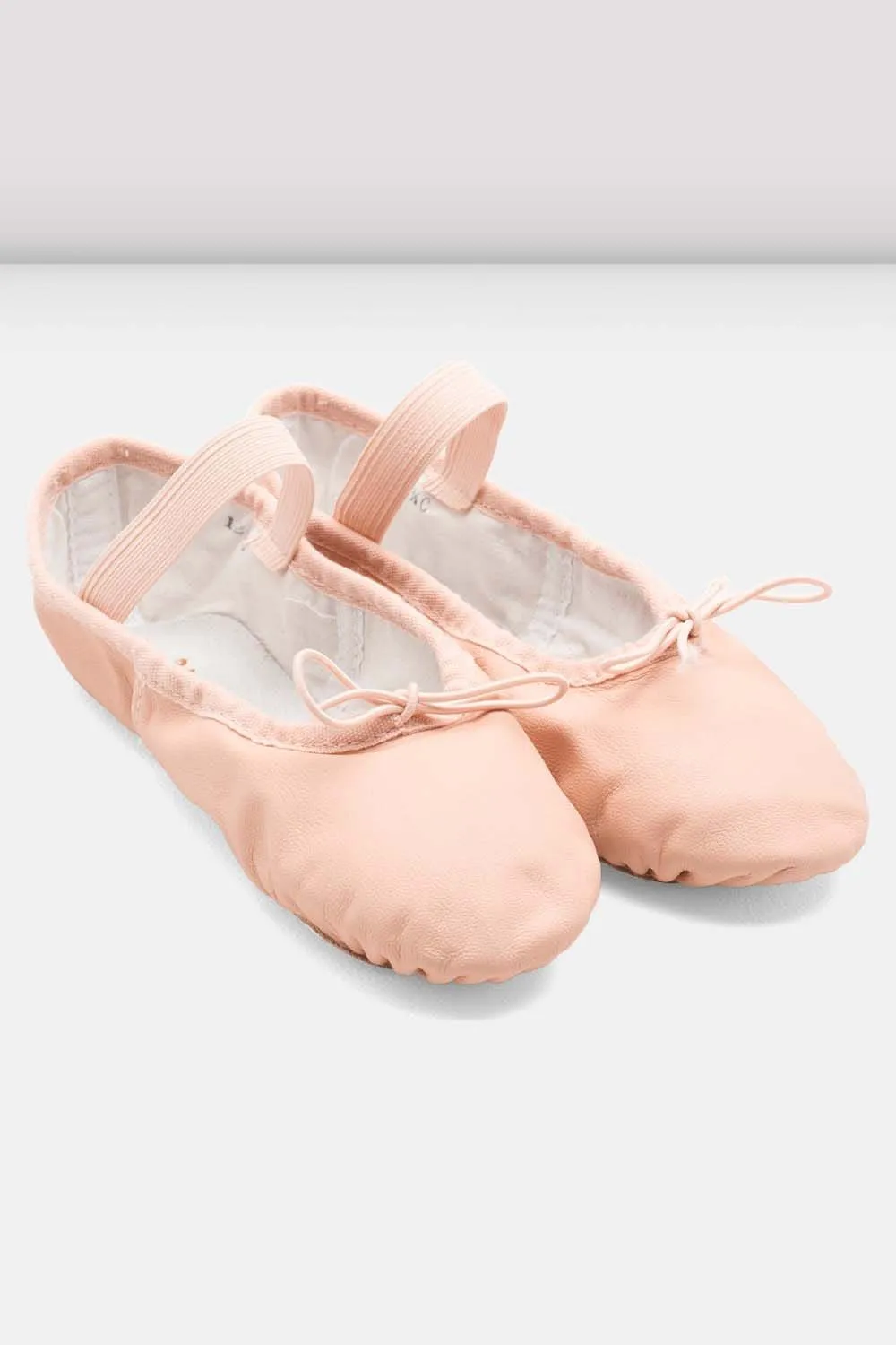 Ladies Dansoft Leather Ballet Shoes