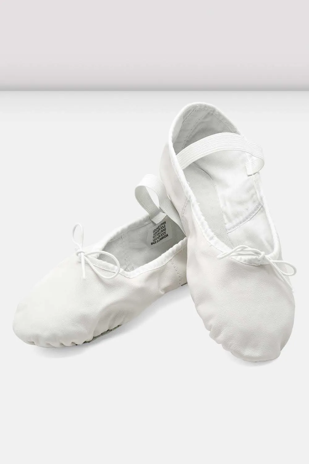 Ladies Dansoft Leather Ballet Shoes