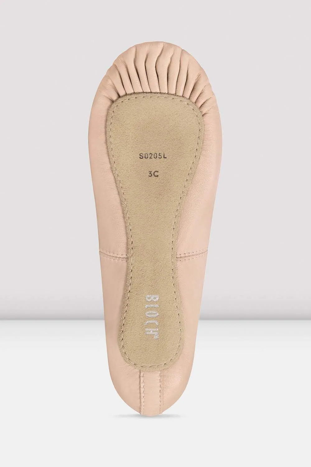 Ladies Dansoft Leather Ballet Shoes