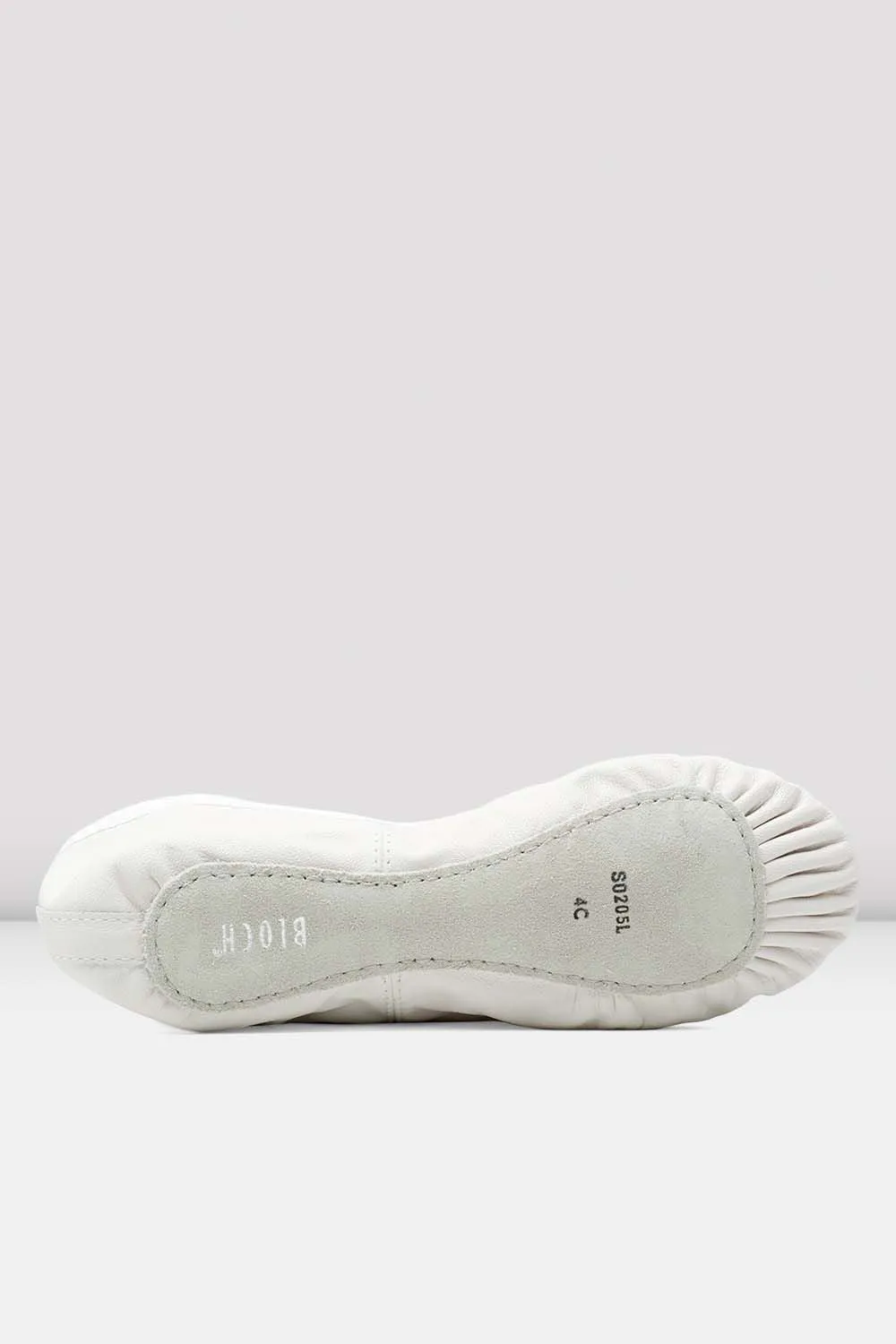Ladies Dansoft Leather Ballet Shoes