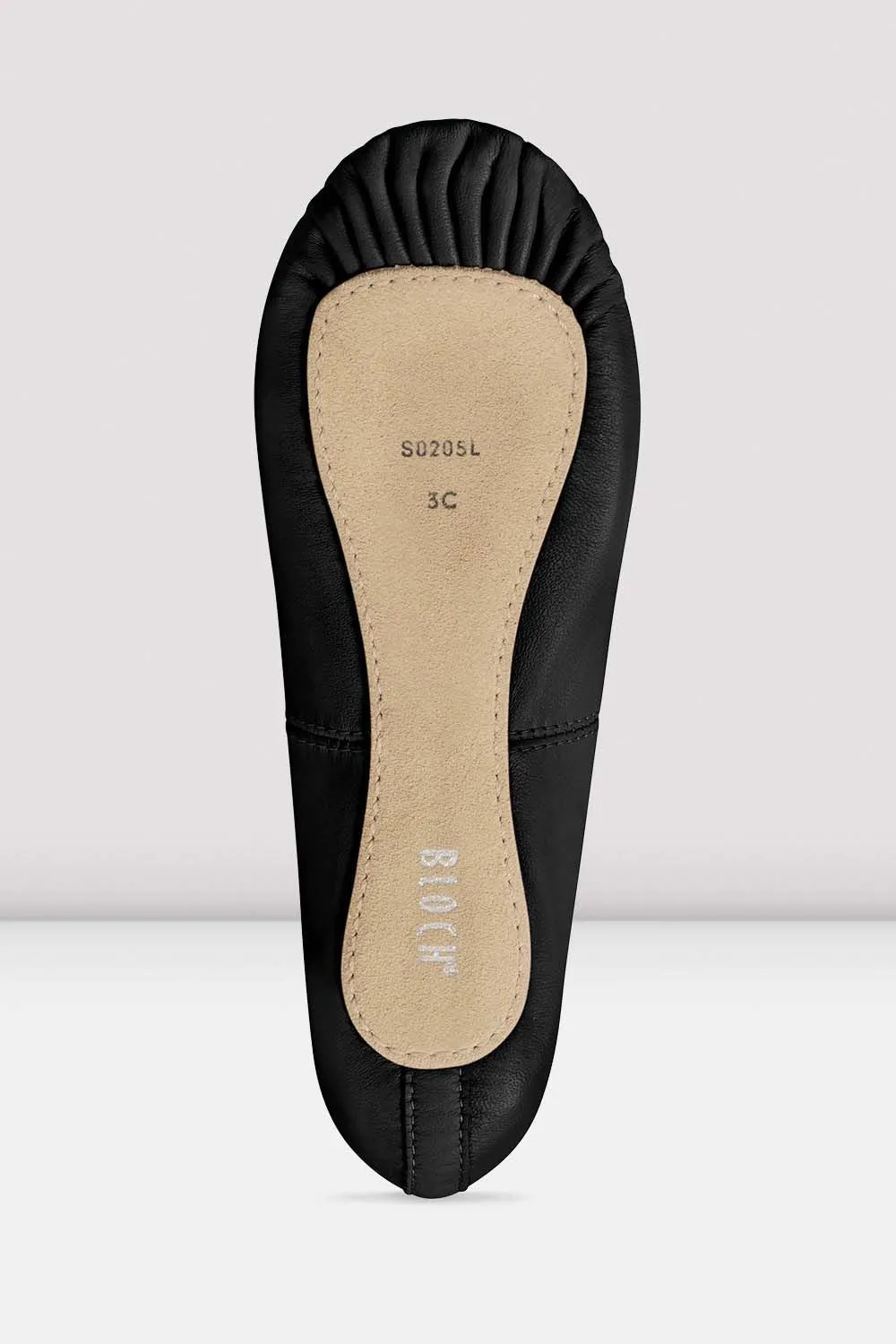 Ladies Dansoft Leather Ballet Shoes