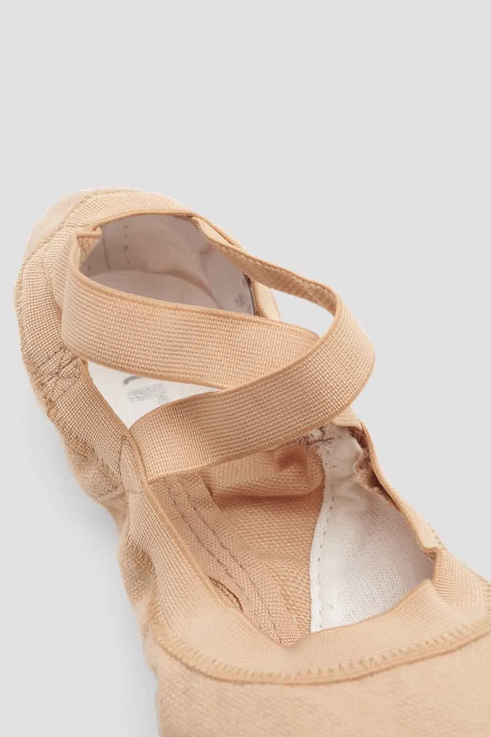Ladies Pro Elastic Canvas Ballet Shoes