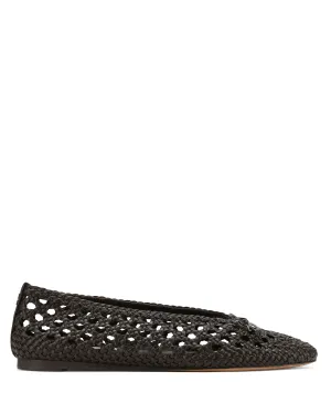 Leni Weave Brown Leather