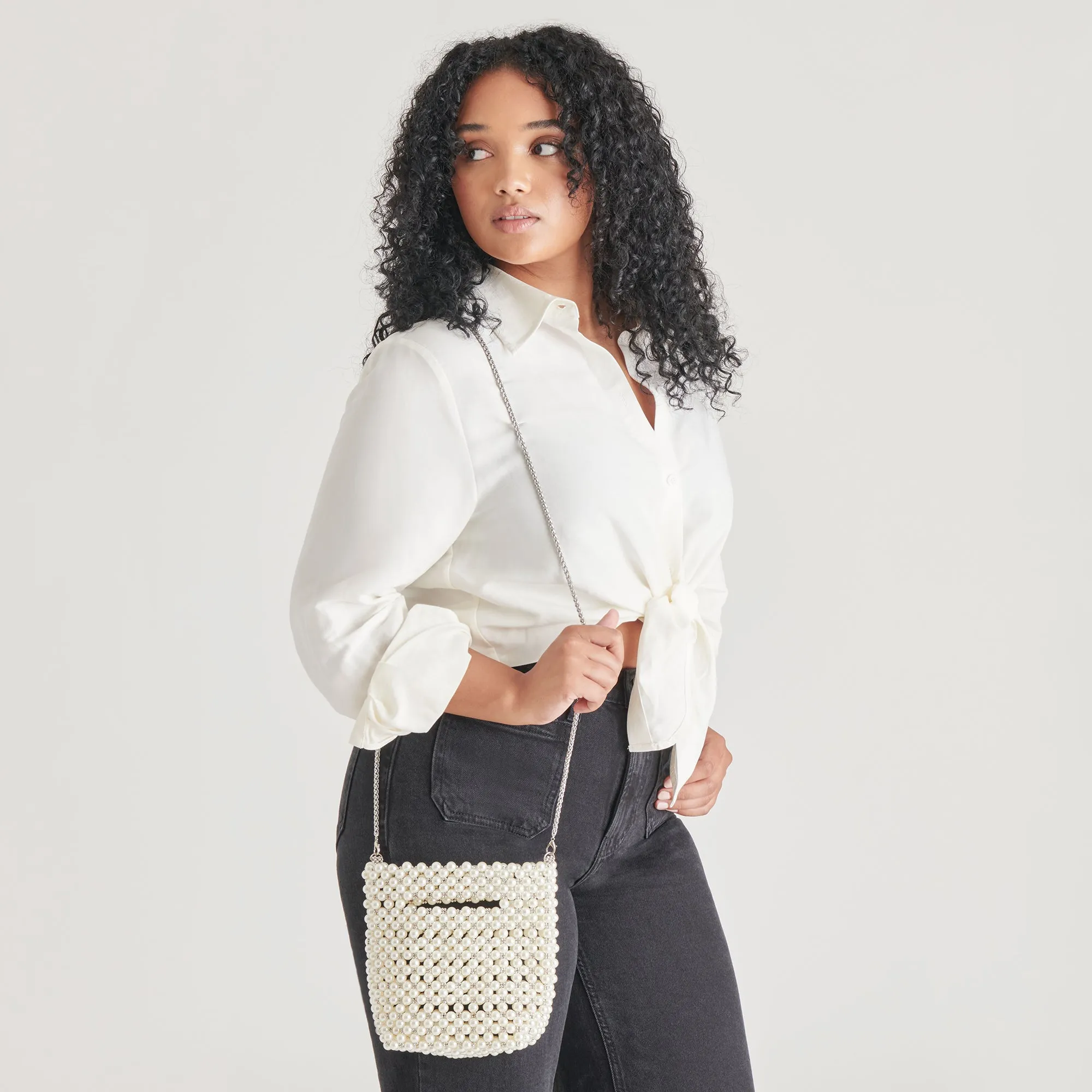 LISBET HANDBAG PEARL
