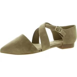 Maddie Womens Strappy Man Made Flat Shoes