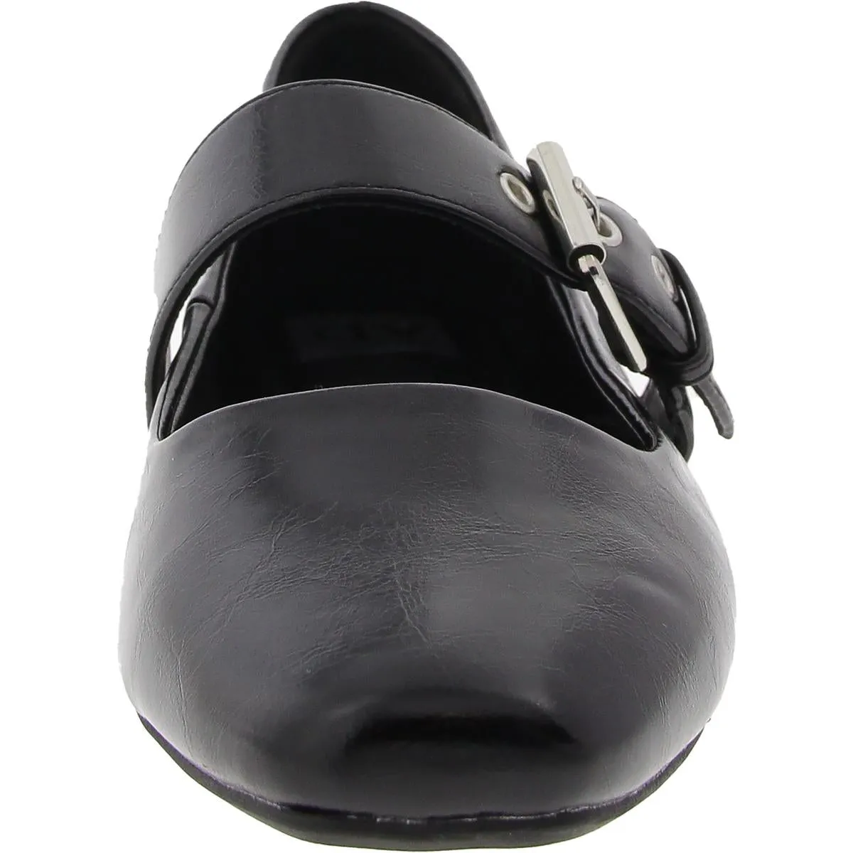 Mellie Womens Cushioned Footbed Round Toe Flat Shoes