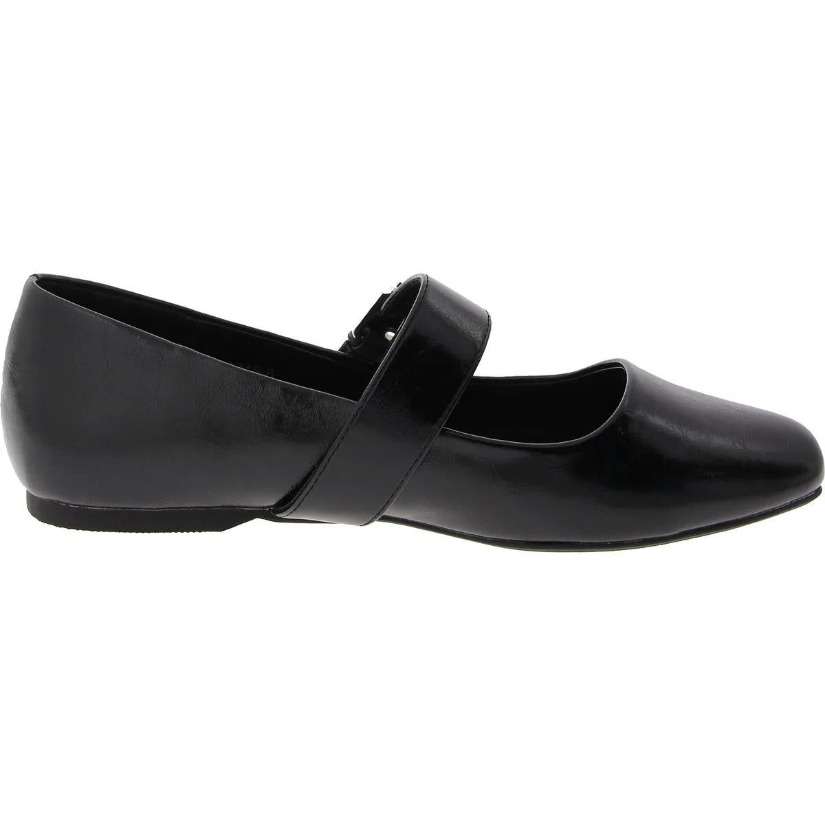Mellie Womens Cushioned Footbed Round Toe Flat Shoes