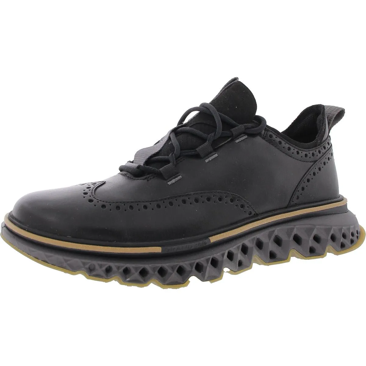 Mens Brogue Faux Leather Running & Training Shoes