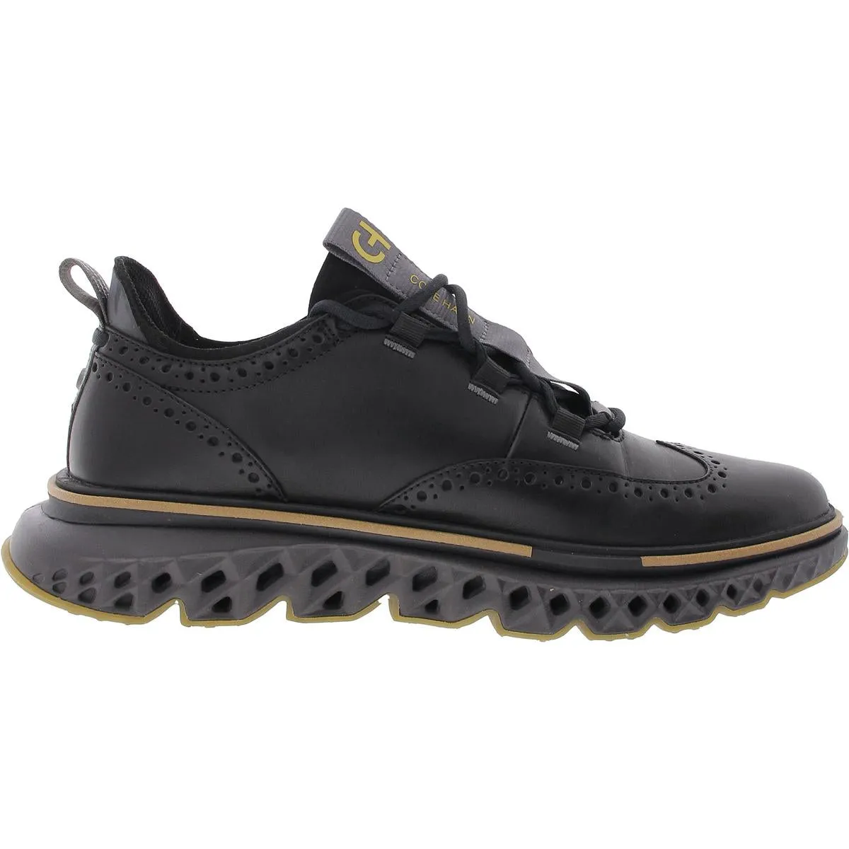 Mens Brogue Faux Leather Running & Training Shoes