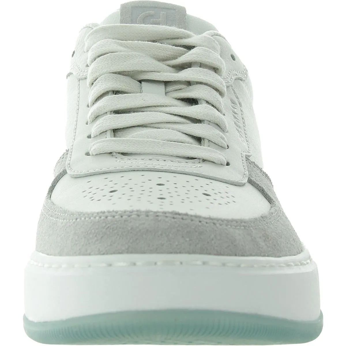 Mens Mixed Media Faux Leather Running & Training Shoes