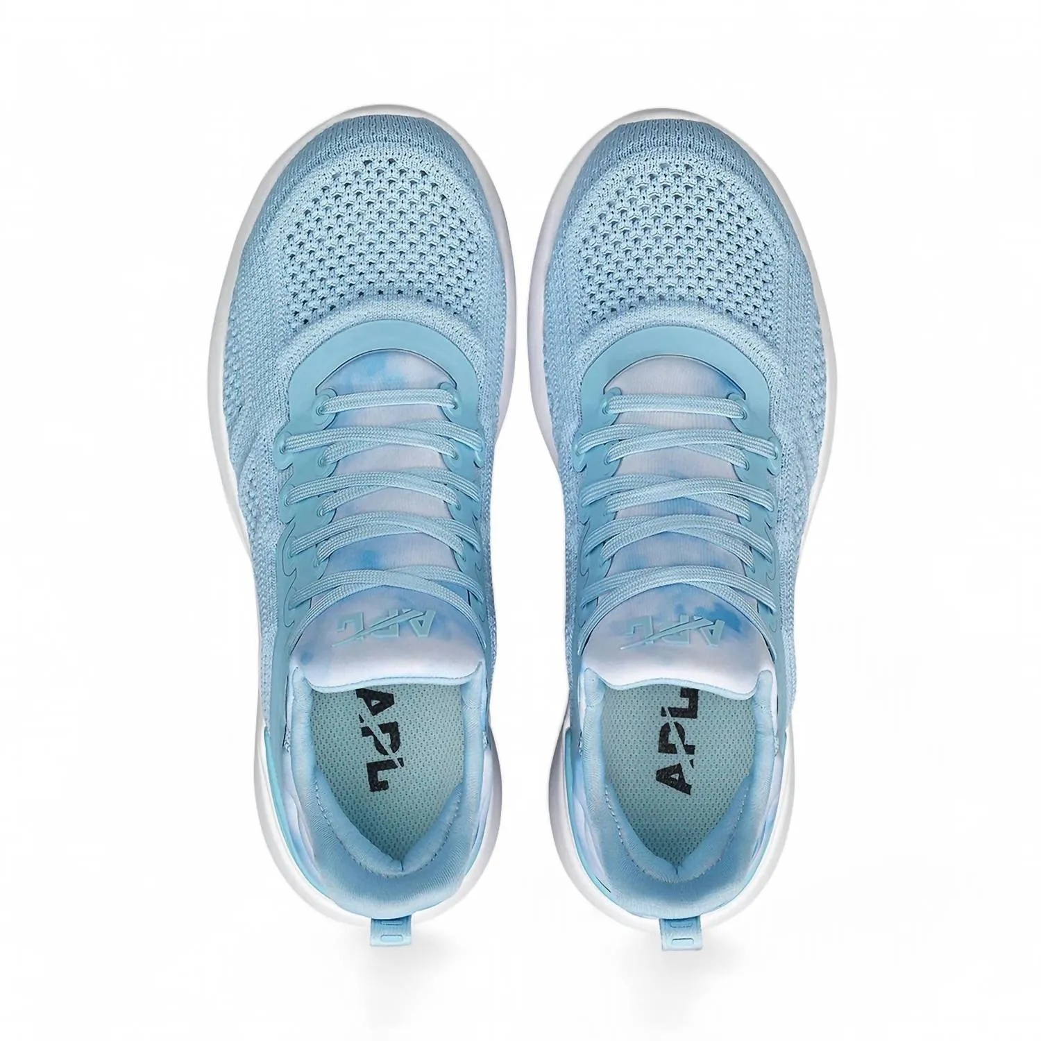 Men's Techloom Tracer Shoes In Ice Blue / White / Tie Dye