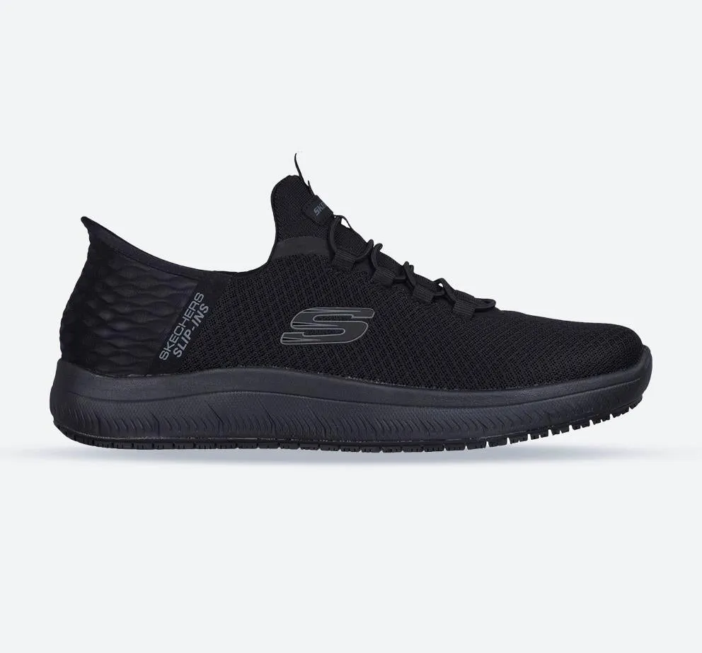 Men's Wide Fit Skechers 200205 Summits Slip-ins Colsin Work Trainers