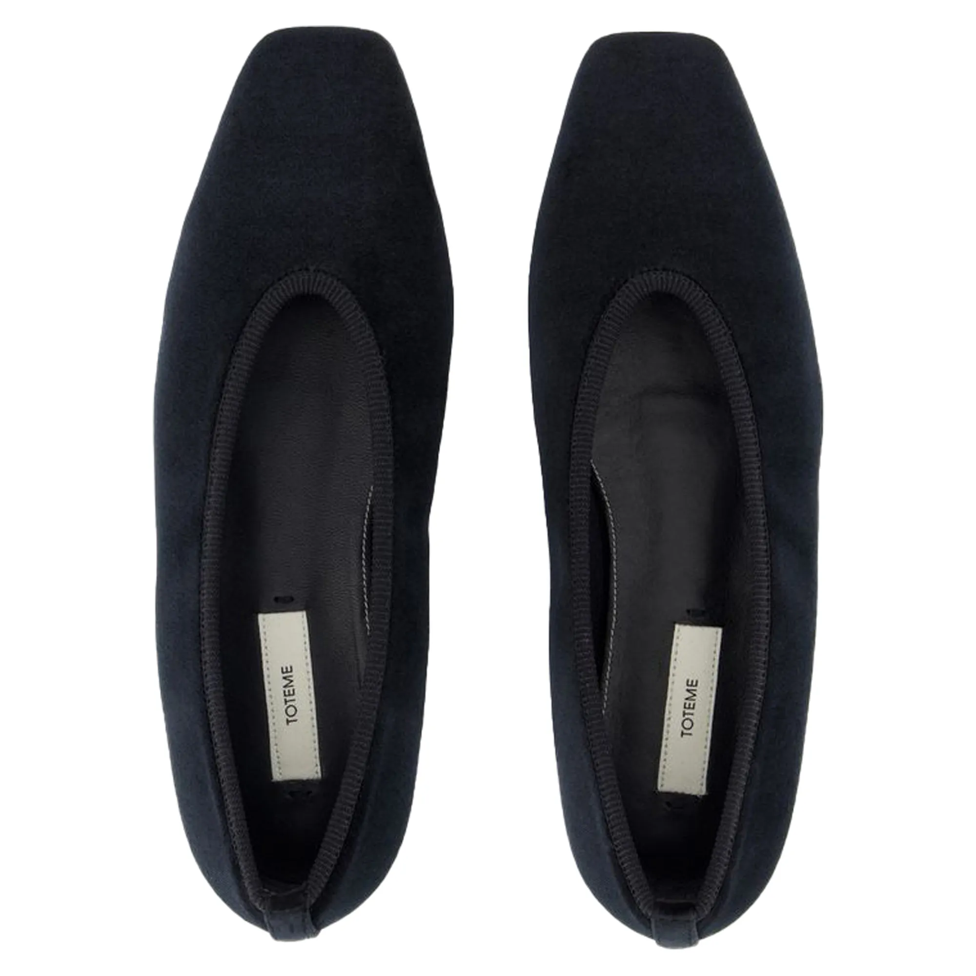 Minimalist Ballerinas - TOTEME - Leather - Black