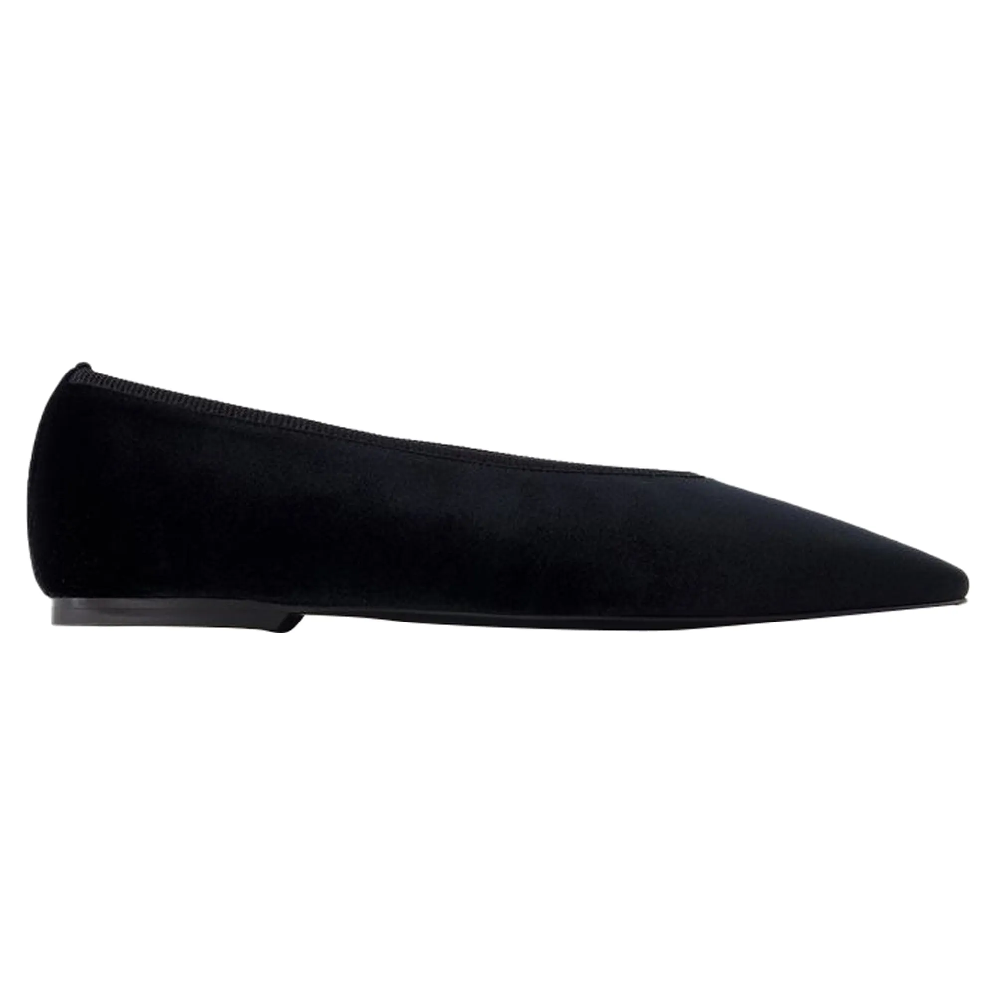 Minimalist Ballerinas - TOTEME - Leather - Black
