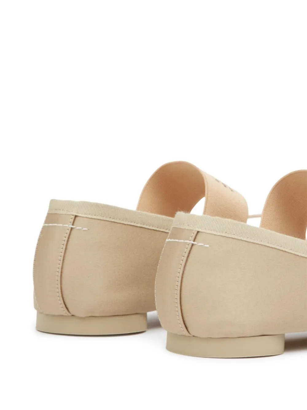 Mm6 Maison Margiela Women's Flat Shoes Powder