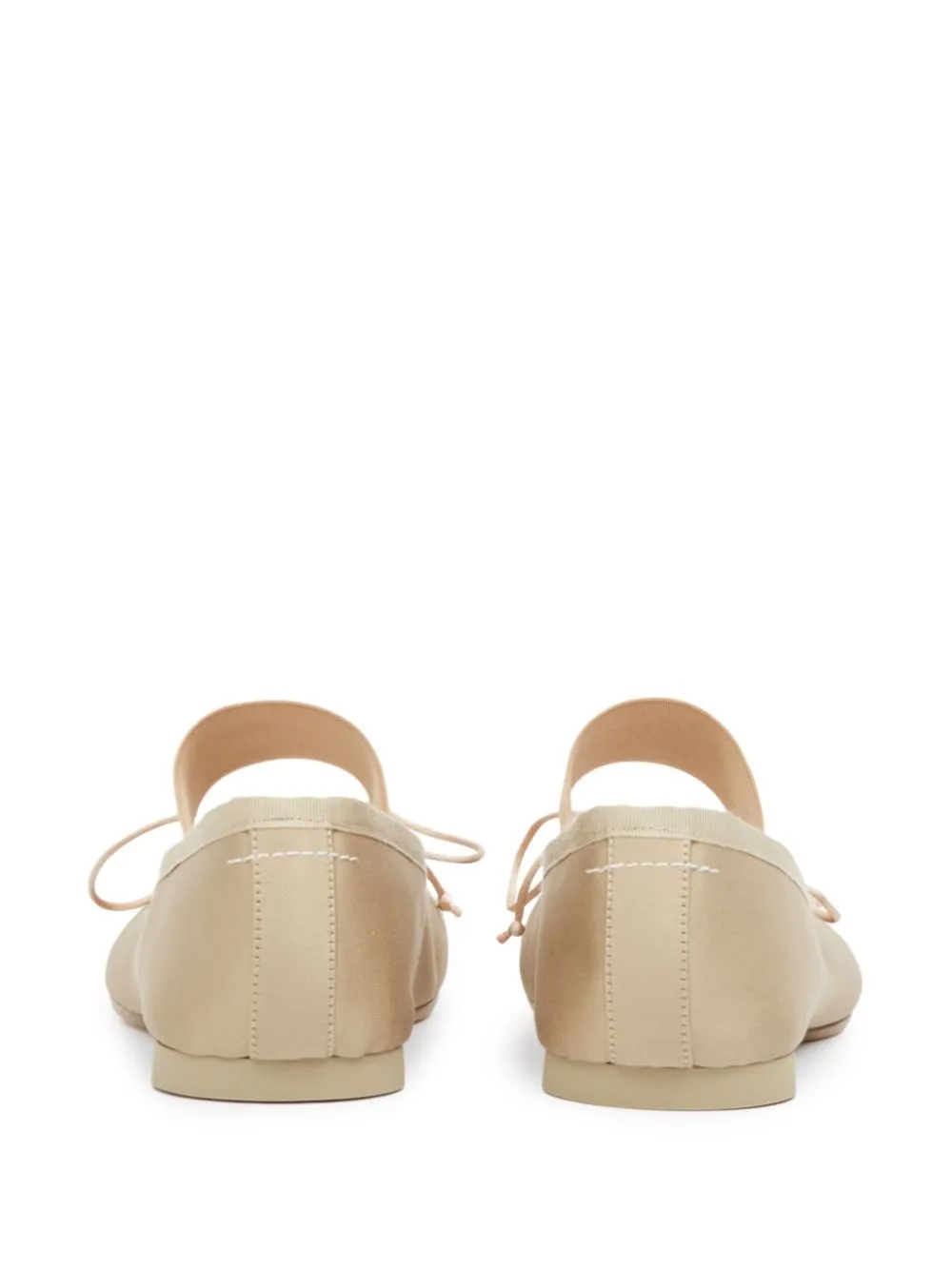 Mm6 Maison Margiela Women's Flat Shoes Powder