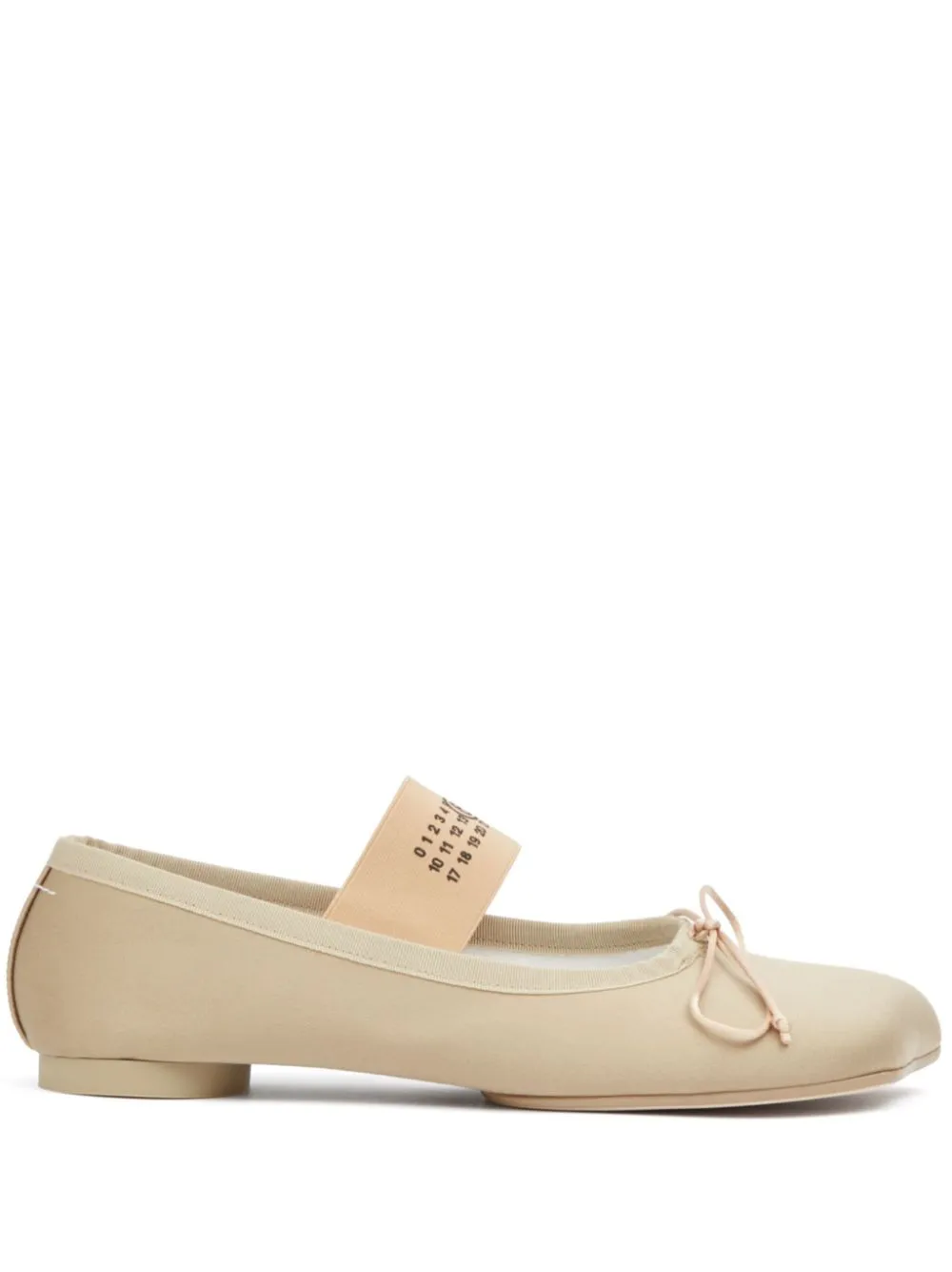 Mm6 Maison Margiela Women's Flat Shoes Powder
