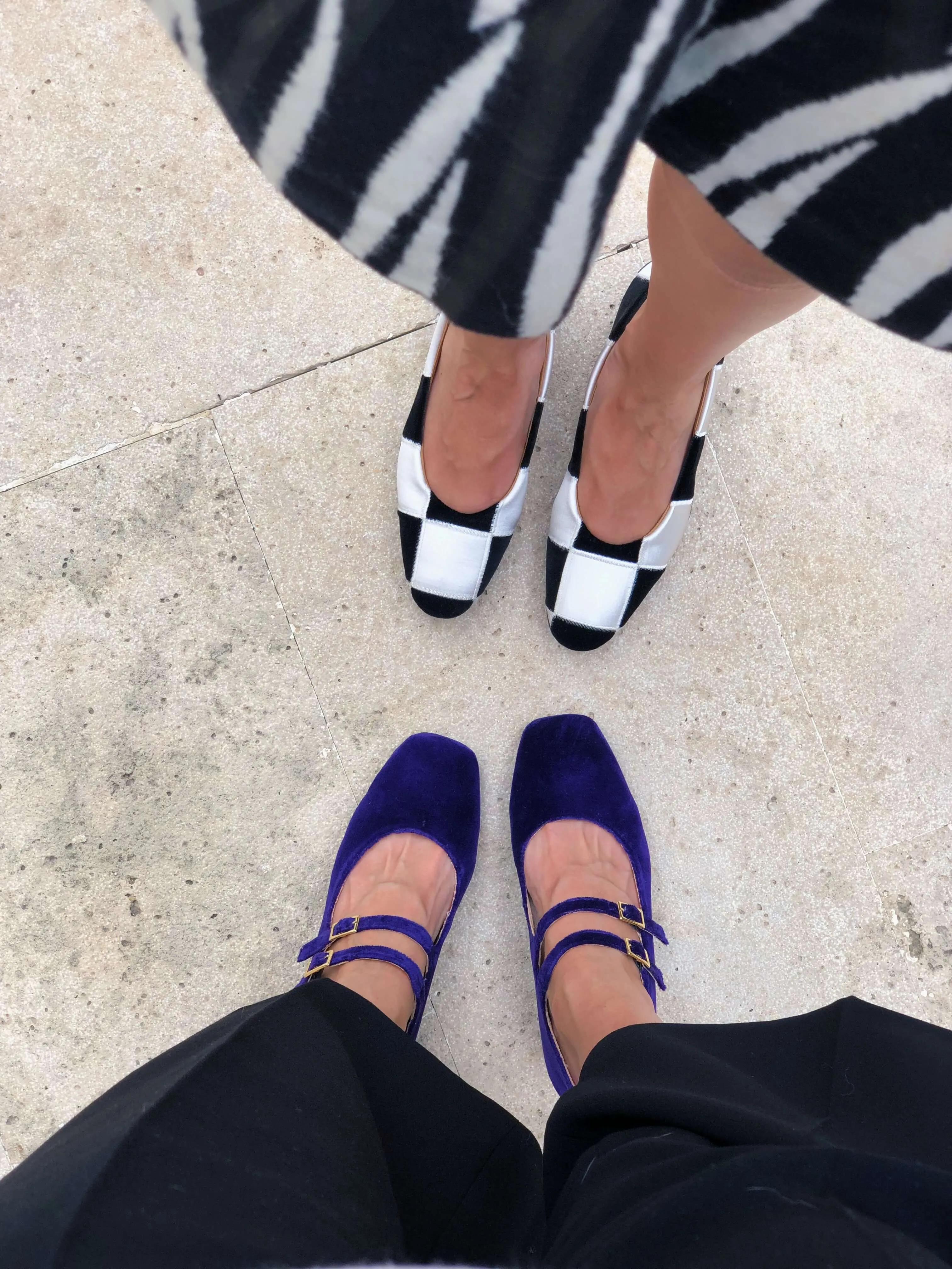 Montmartre Vegan Suede Heeled Pumps | Purple