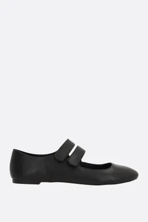 nappa mary-jane ballerinas with bow