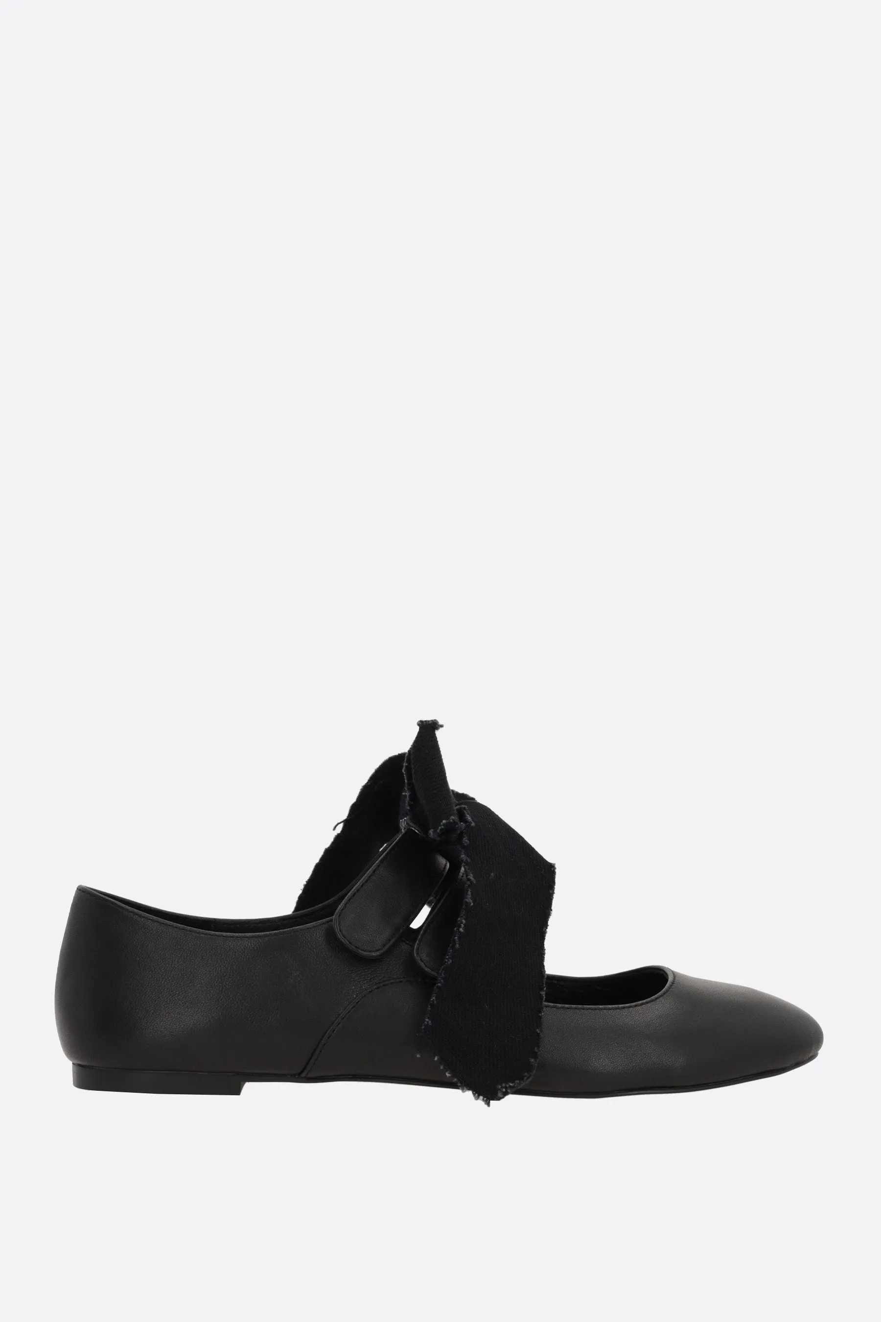 nappa mary-jane ballerinas with bow