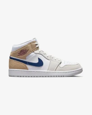 NIKE AIR JORDAN 1 MID TAN SUEDE