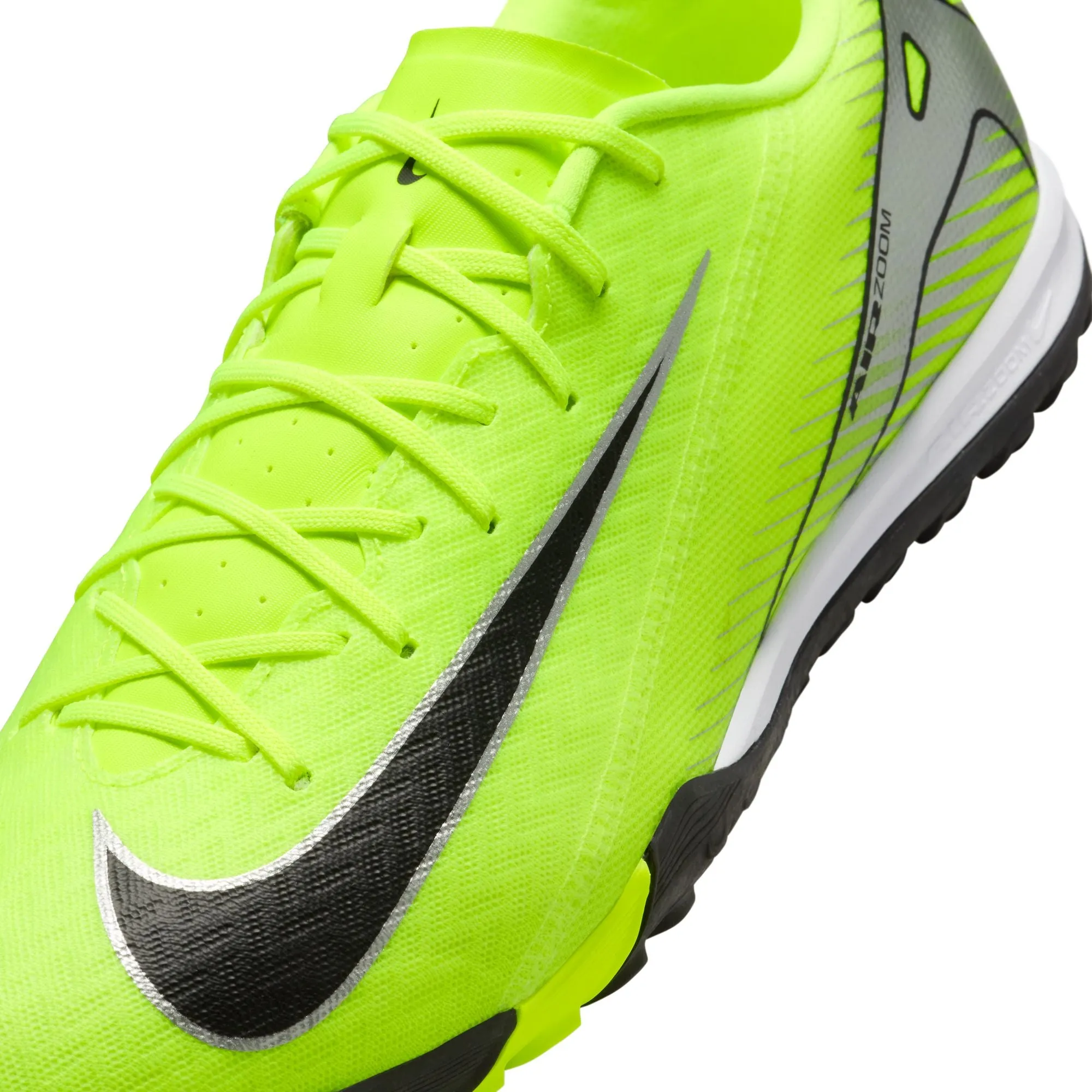 Nike Zoom Mercurial Vapor 16 Academy TF Turf Soccer Shoes- Yellow/Volt/Black