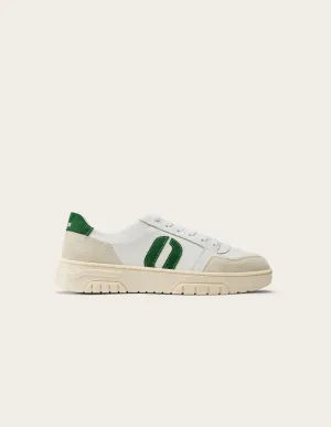 Nino low-top trainers - White green