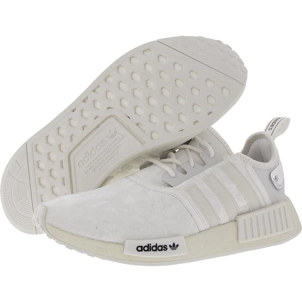 NMD R1 Womens Lace-Up Velvet Running & Training Shoes