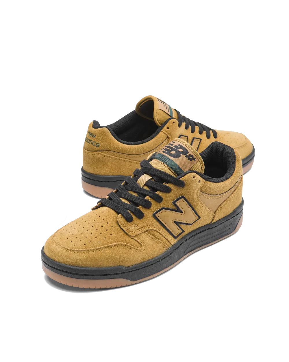 Numeric 480 Shoes in Tobacco & Black