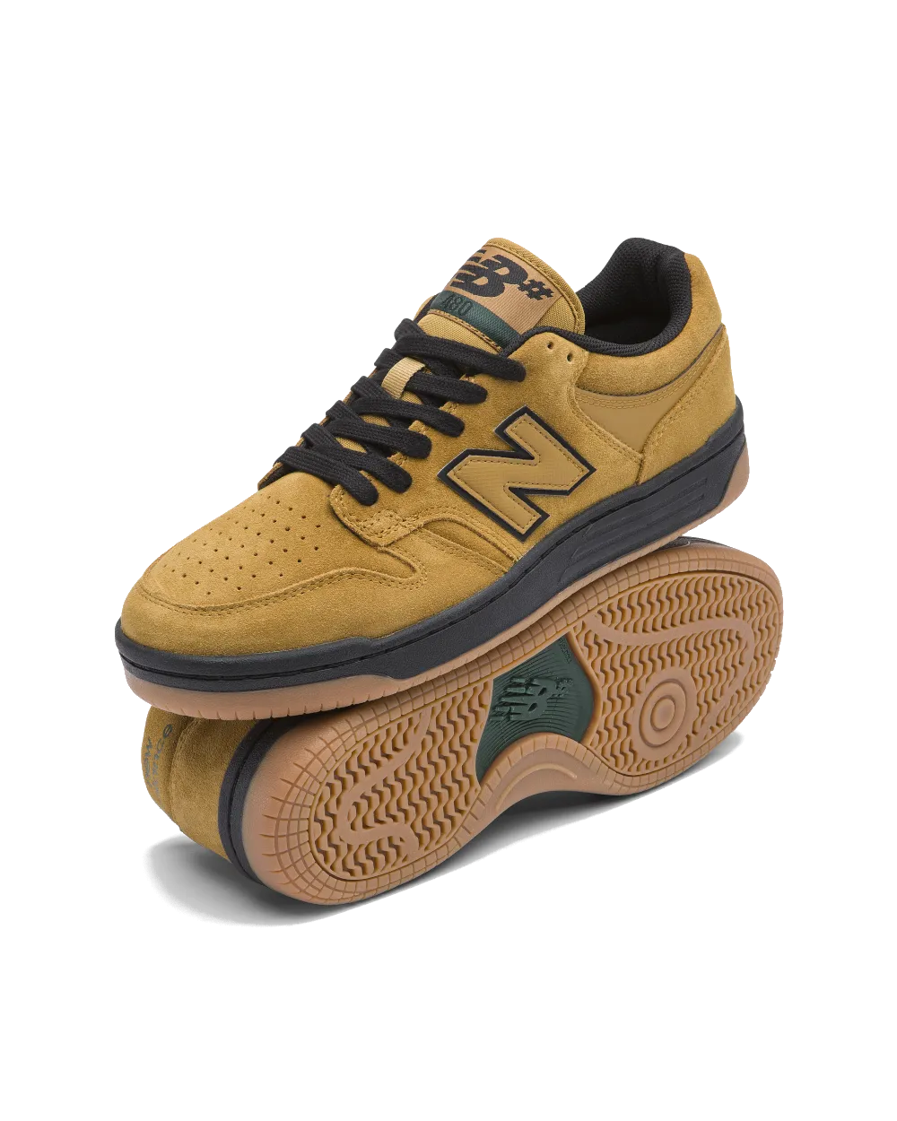 Numeric 480 Shoes in Tobacco & Black