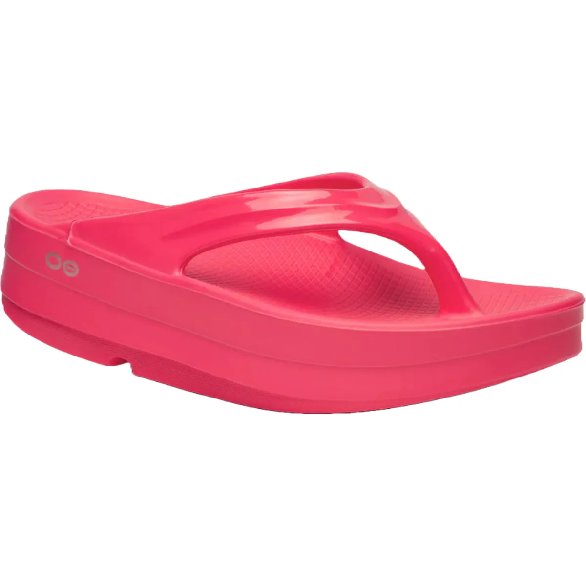 Oofos OOmega OOlala Sandal - Neon Berry Shoes Oofos Women