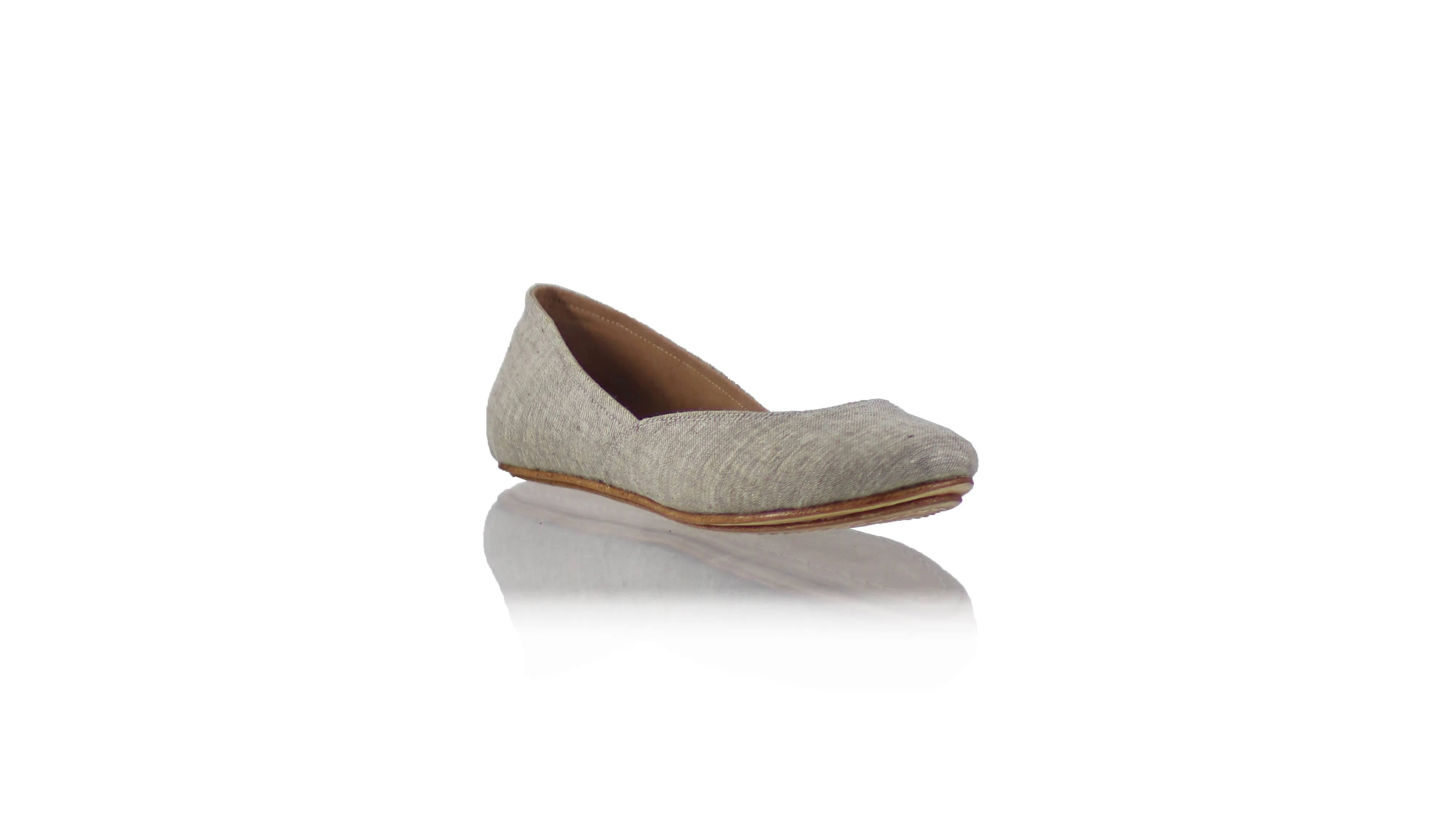 Punjab 5mm Ballet - Taupe  Linen