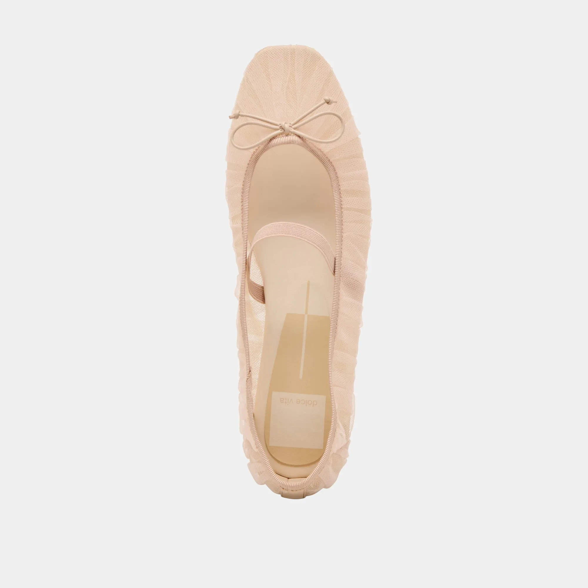 RAEVEN BALLET FLATS PRALINE TULLE