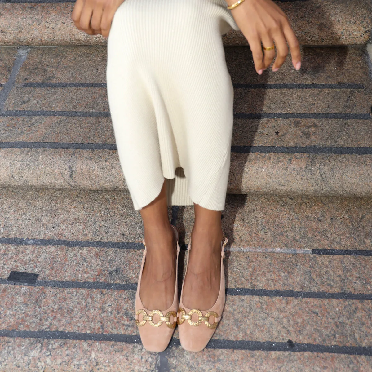 RAMANO FLATS TOFFEE SUEDE