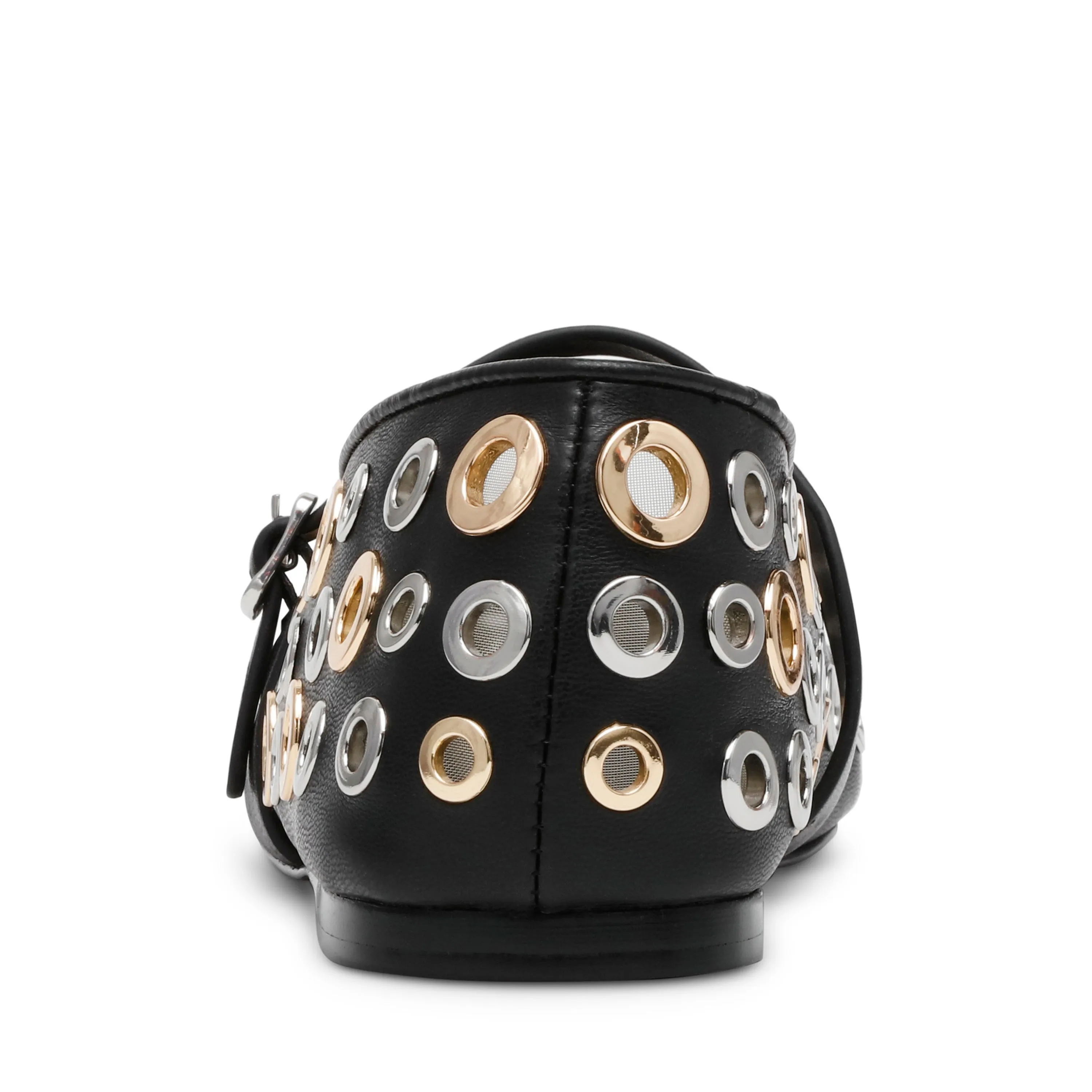 Rejoice-S Flat Shoe BLACK / SILVER GOLD
