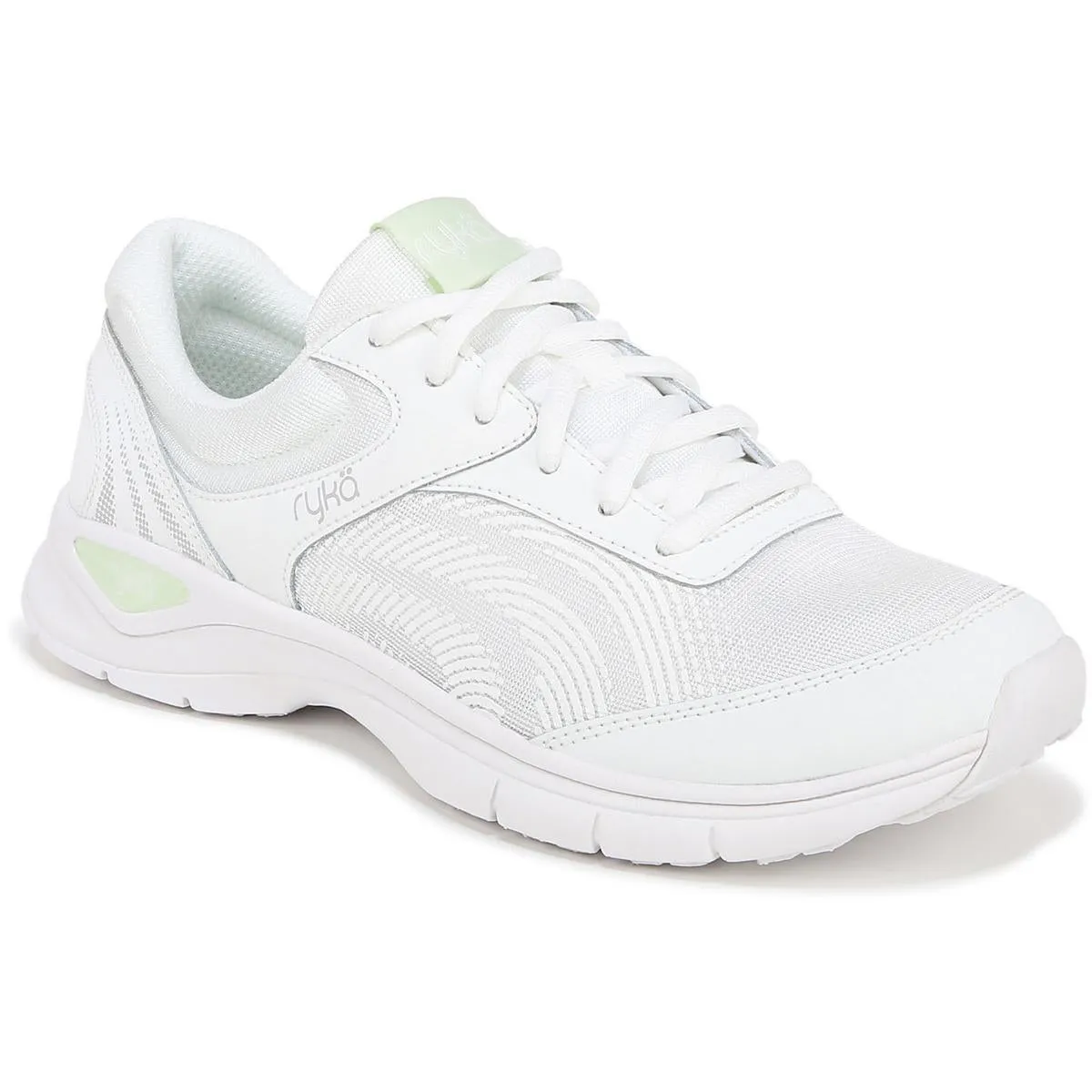 Relay Womens Mesh Inset Leather Running & Training Shoes