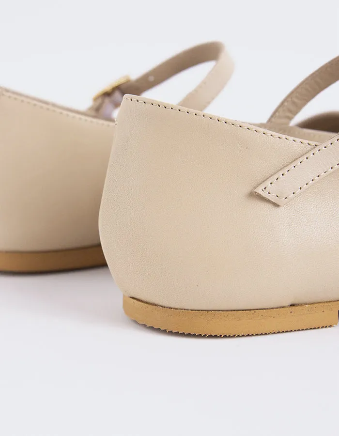 Reubena Nude Leather
