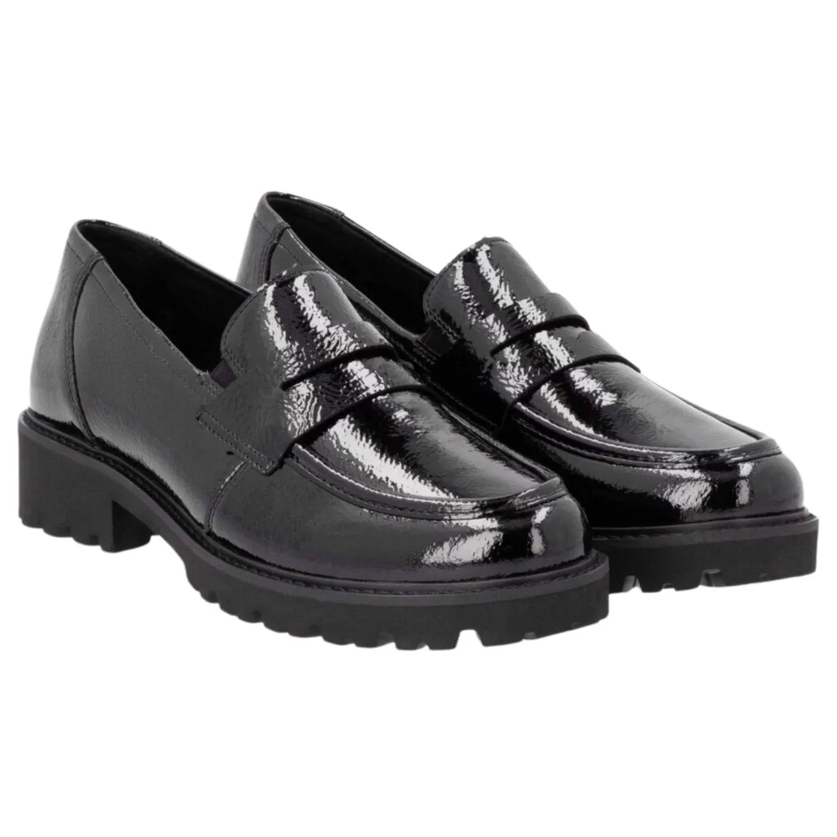 Rieker Women's D8602-00 Black Patent