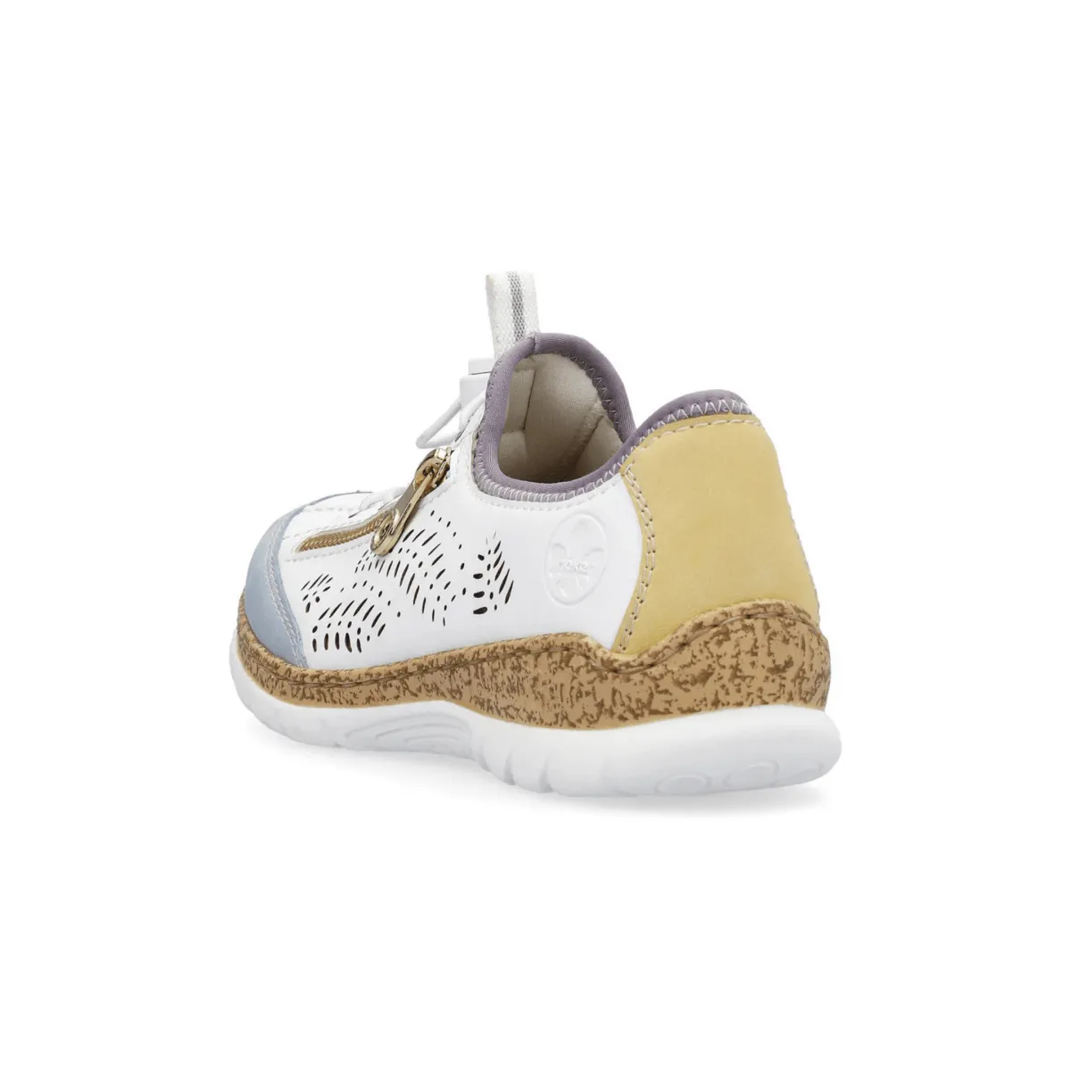 Rieker Women's N42K6-80 Nikita Aqua/White/Sun/Violet
