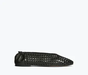 RILEY OPEN WEAVE BALLET FLAT
