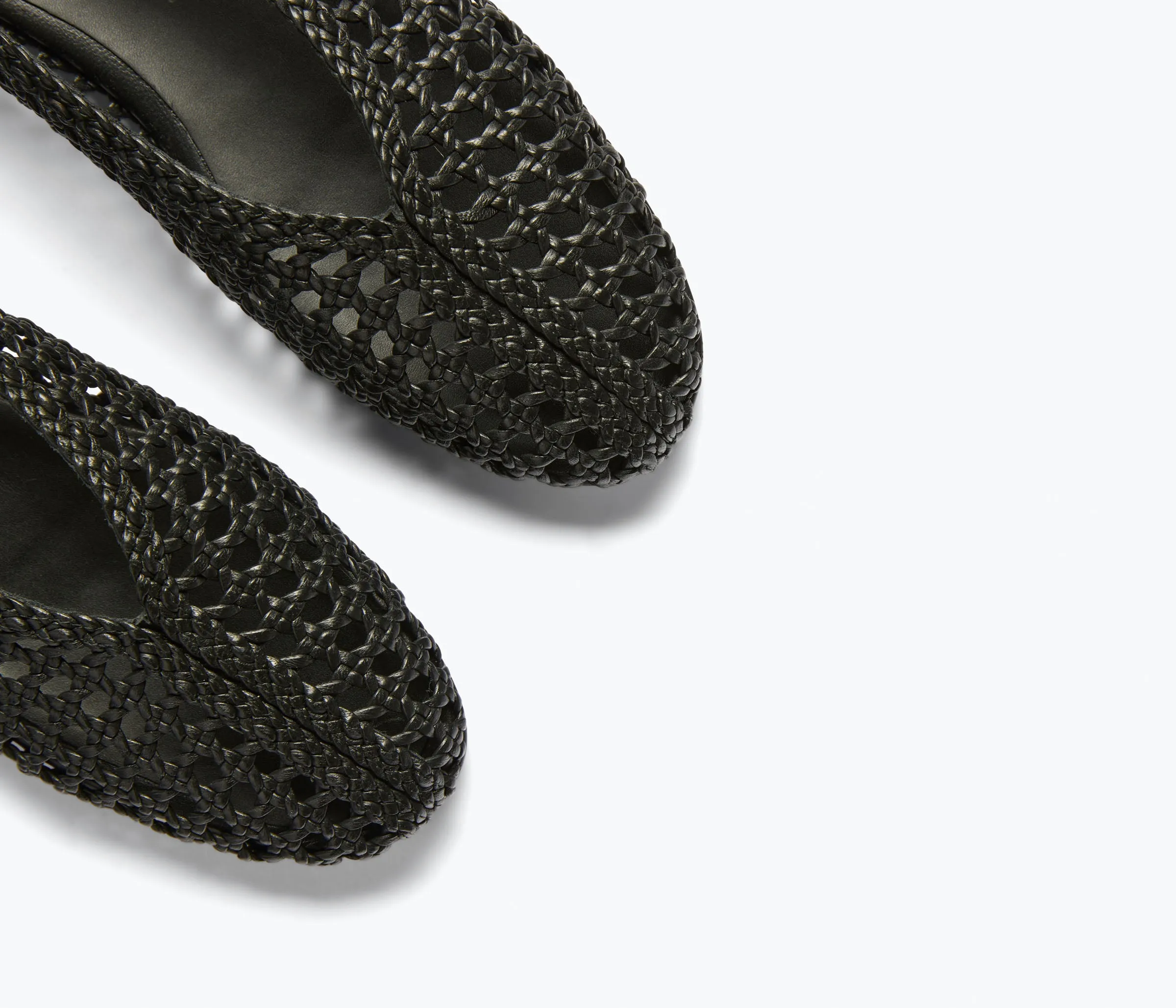 RILEY OPEN WEAVE BALLET FLAT