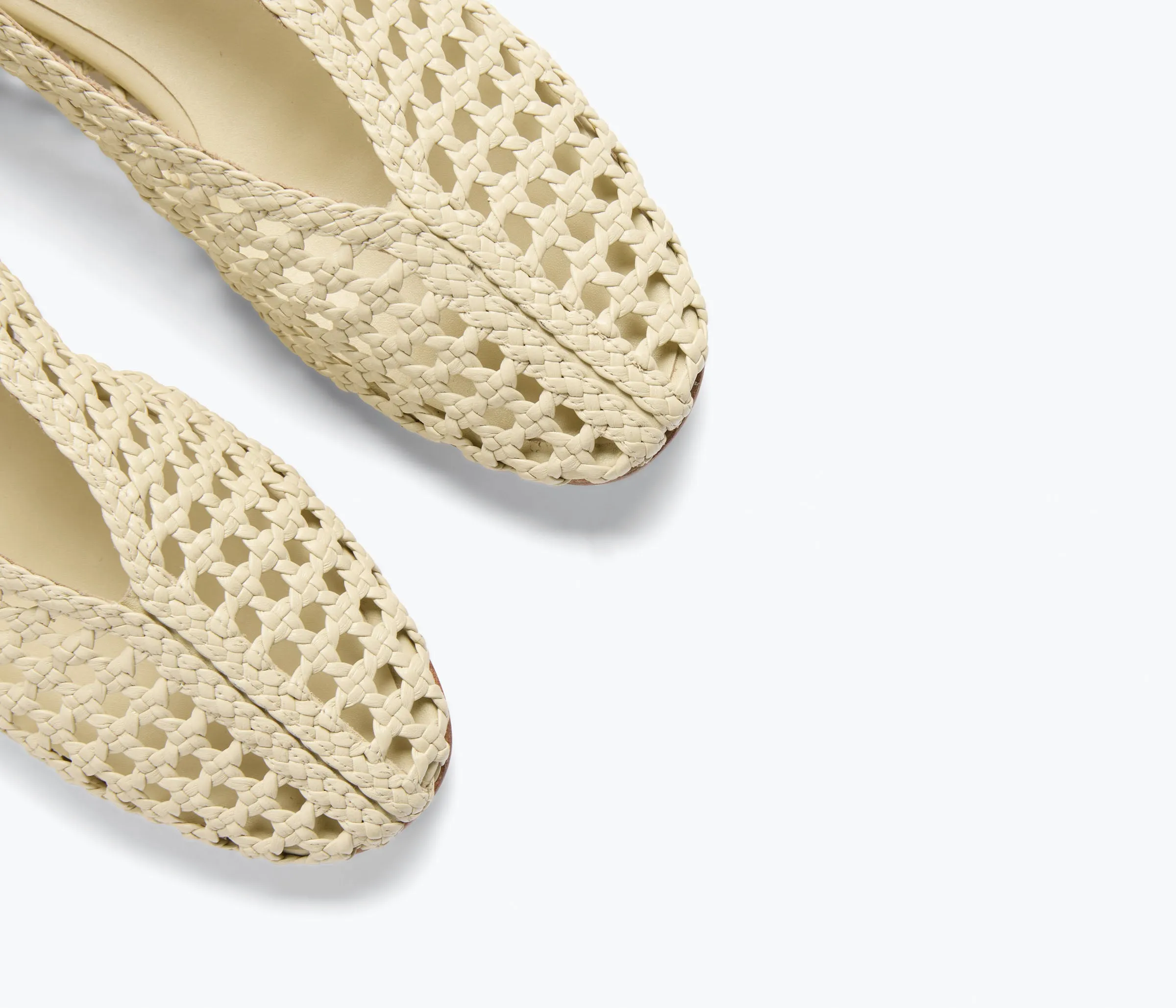 RILEY OPEN WEAVE BALLET FLAT