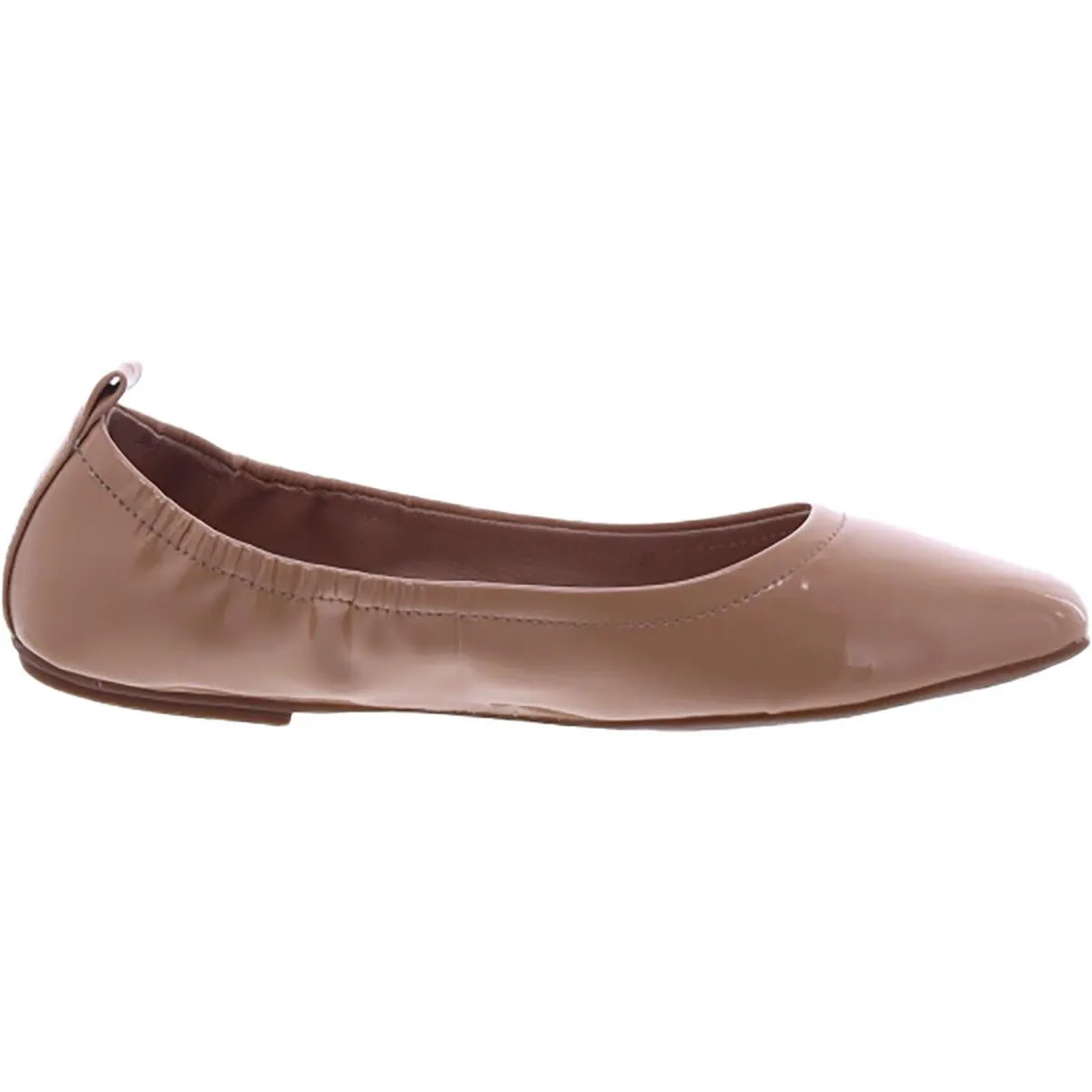 Ronjilta Womens Patent Leather Slip-On Flat Shoes