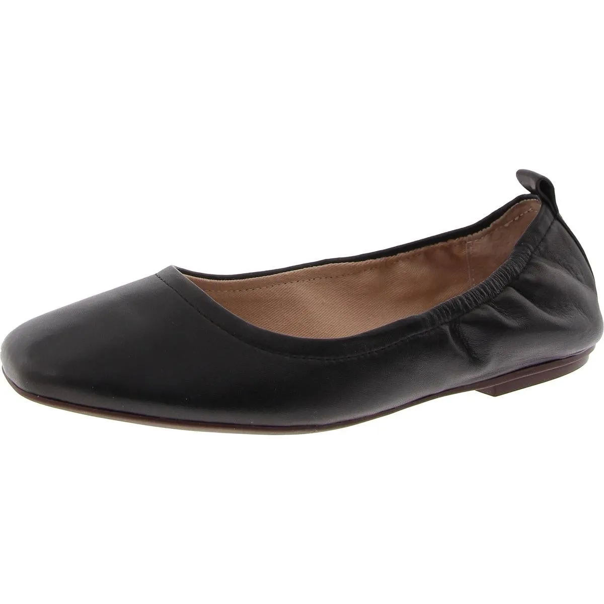 Ronjilta Womens Patent Leather Slip-On Flat Shoes
