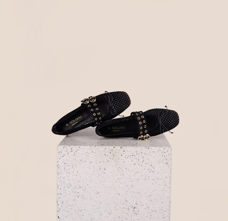 Salento 2 Buckle -Rete Black