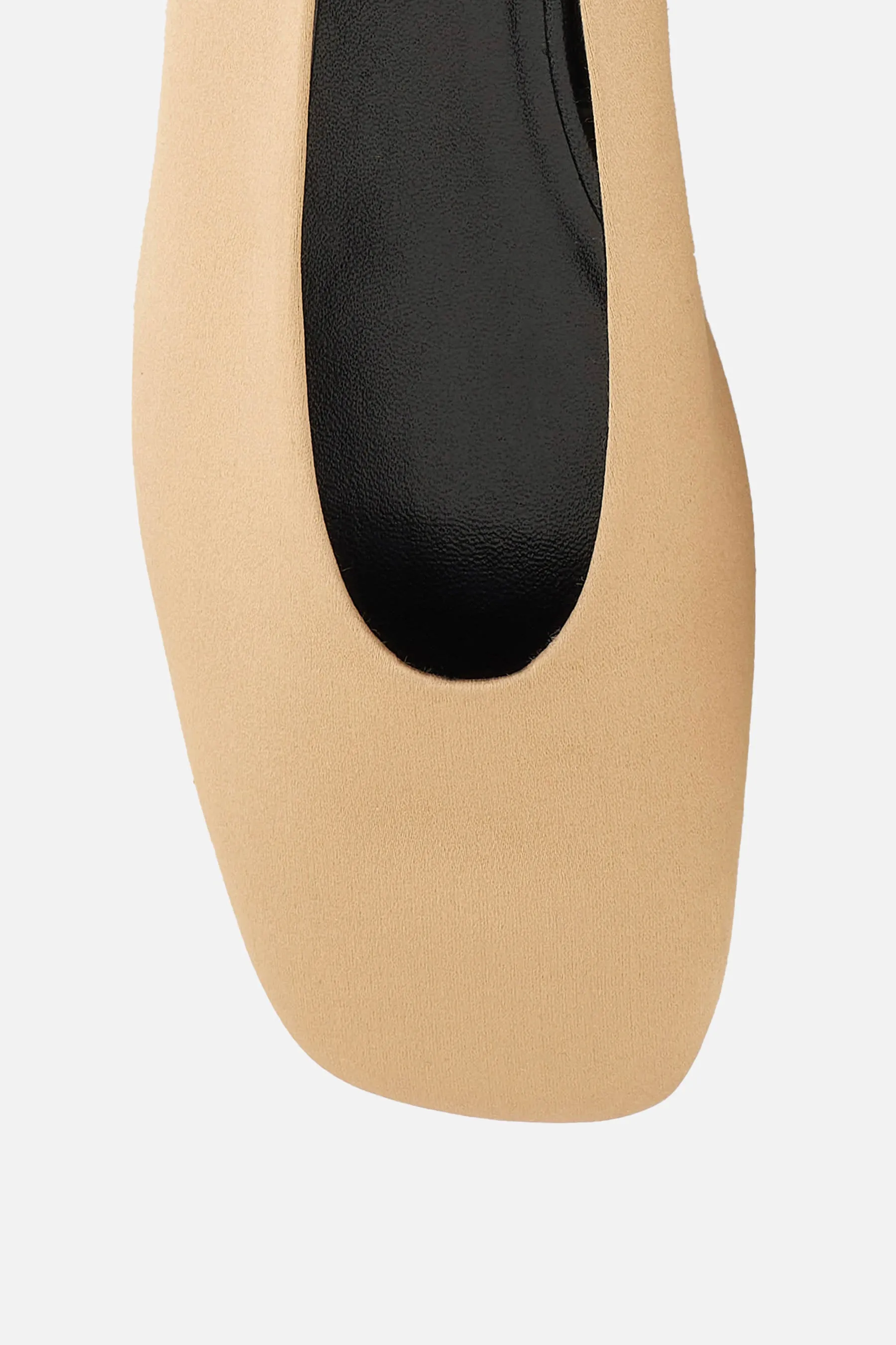satin ballerinas