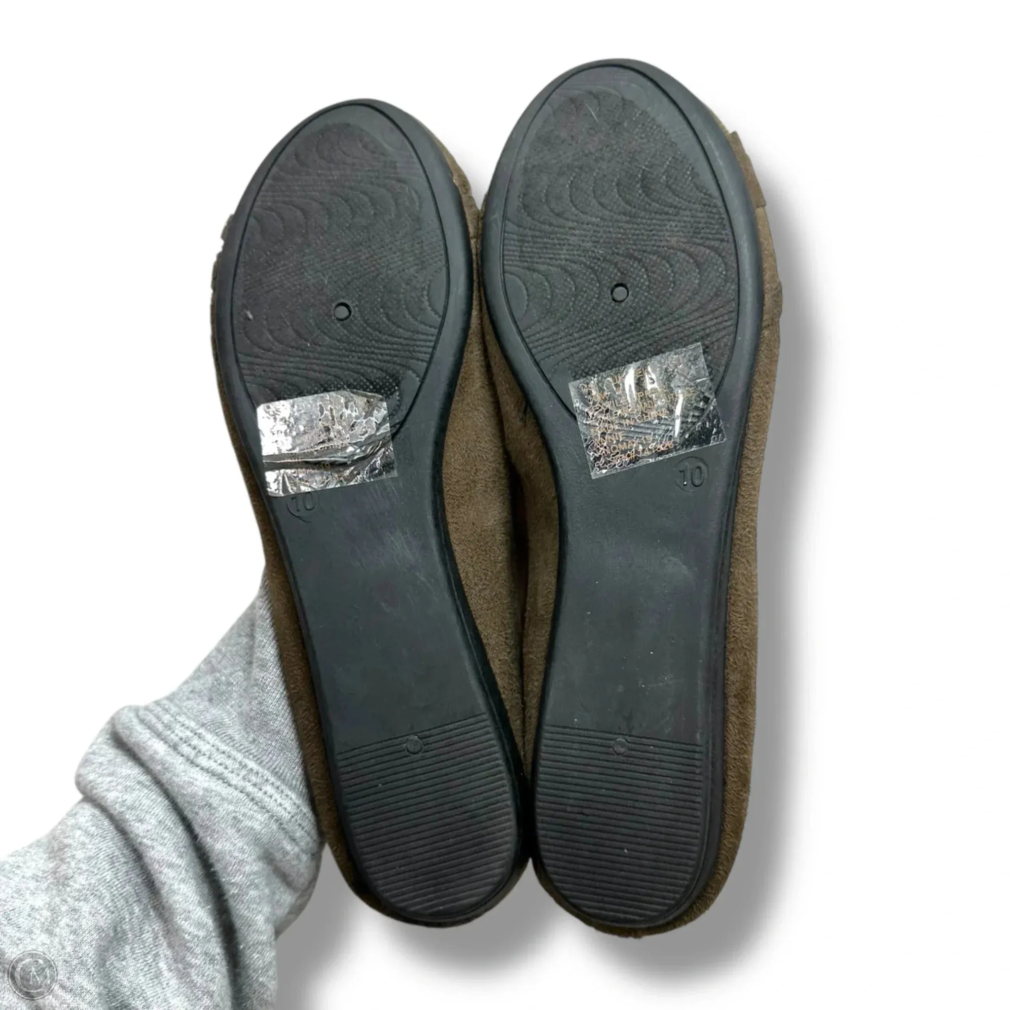 Shoes Flats Ballet By Cmf In Chocolate, Size: 10