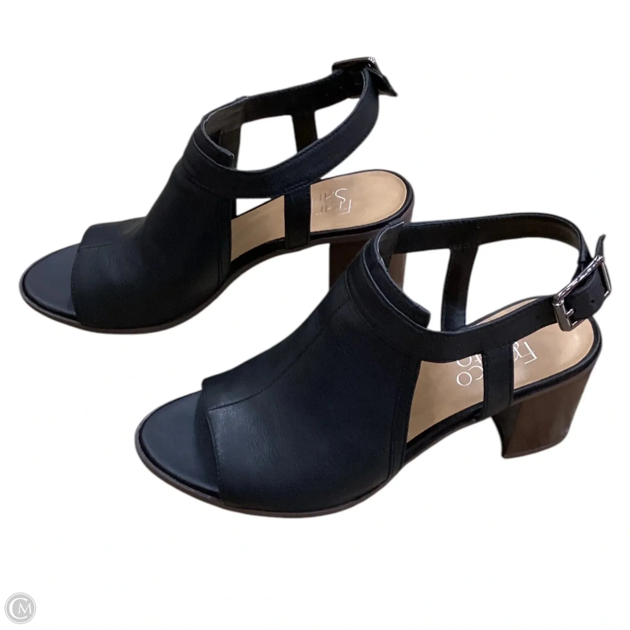 Shoes Heels Block By Franco Sarto In Black, Size: 7.5