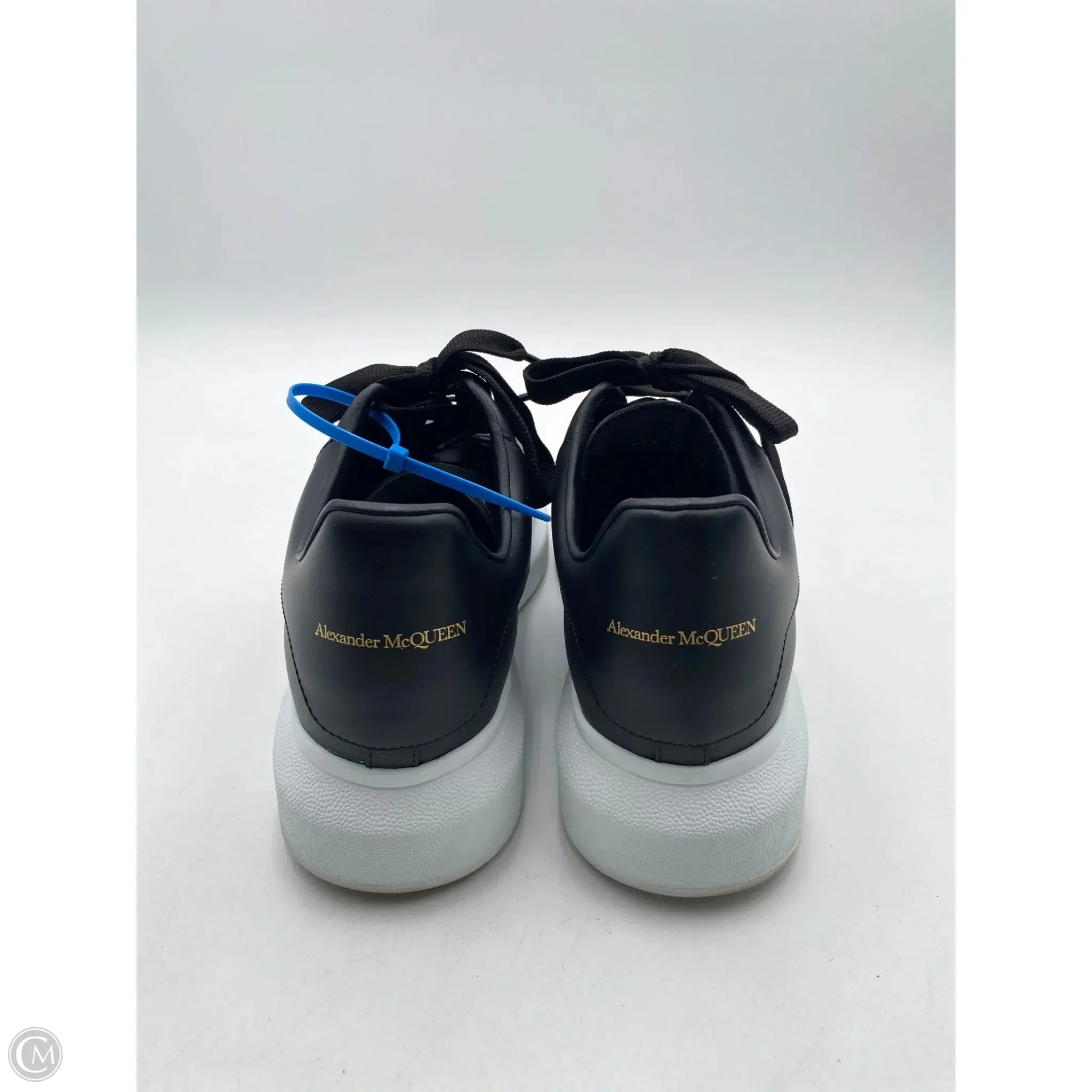 Shoes Luxury Designer By Alexander Mcqueen In Black & White, Size: 11