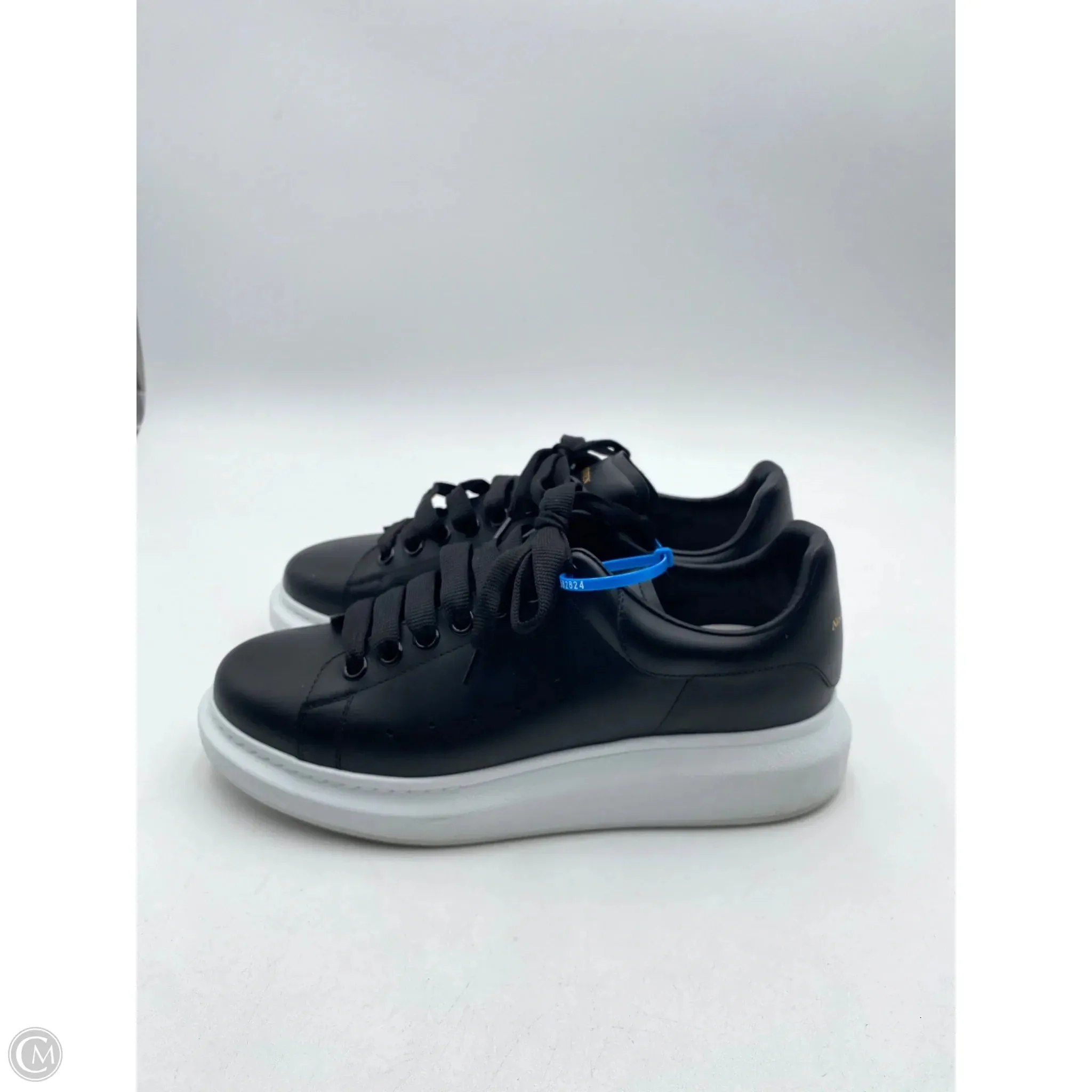 Shoes Luxury Designer By Alexander Mcqueen In Black & White, Size: 11